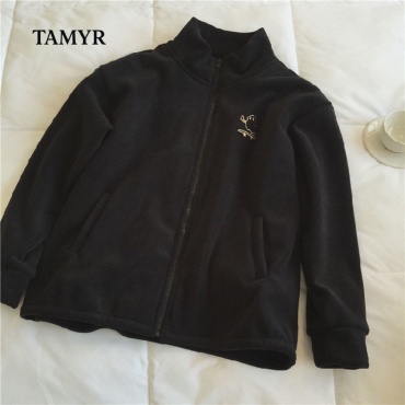 Флиска TAMYR однотонный черный