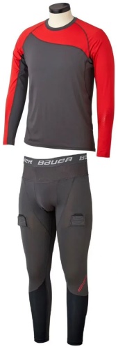 Комплект Bauer серый, красный