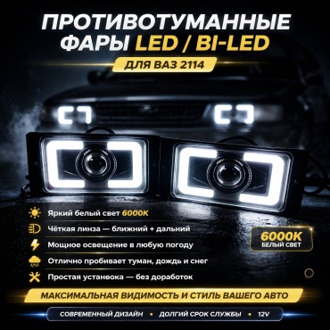 LADEN противотуманная фара 2114-Angels