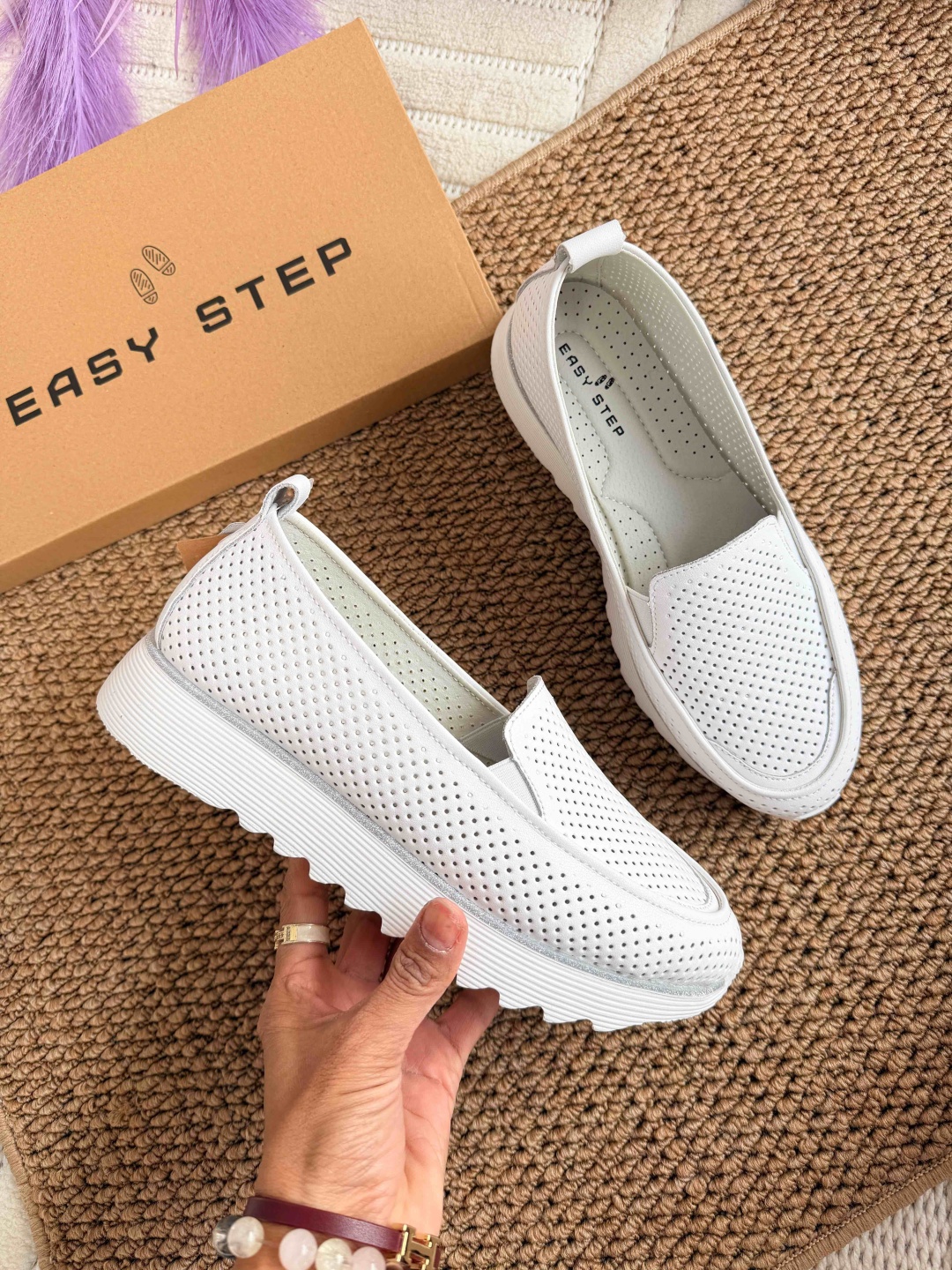 Балетки EASY STEP белый