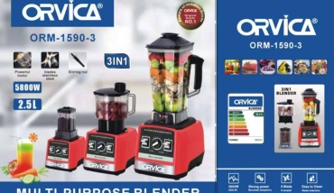 Кухонный комбайн Orvica ORM-1590-3 черно-красный