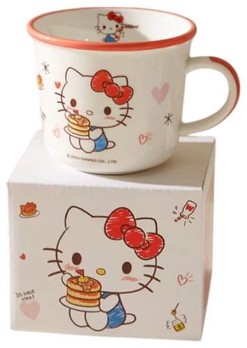 Кружка Hello Kitty, 340 мл, керамика, 1 шт.
