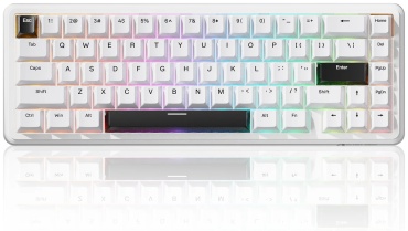 Клавиатура Attack Shark X65 HE белый