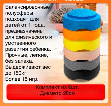 Полусфера до 150 кг 28 мм