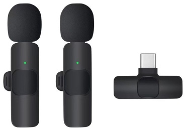 Микрофон Петличка Type-C черный