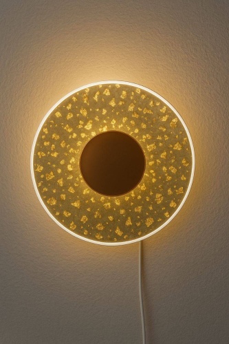 Бра настенный LED, золотистый