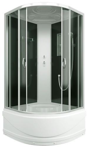 ERLIT ER3510TP-C4-RUS (GRAY) (100х100 см), высокий поддон