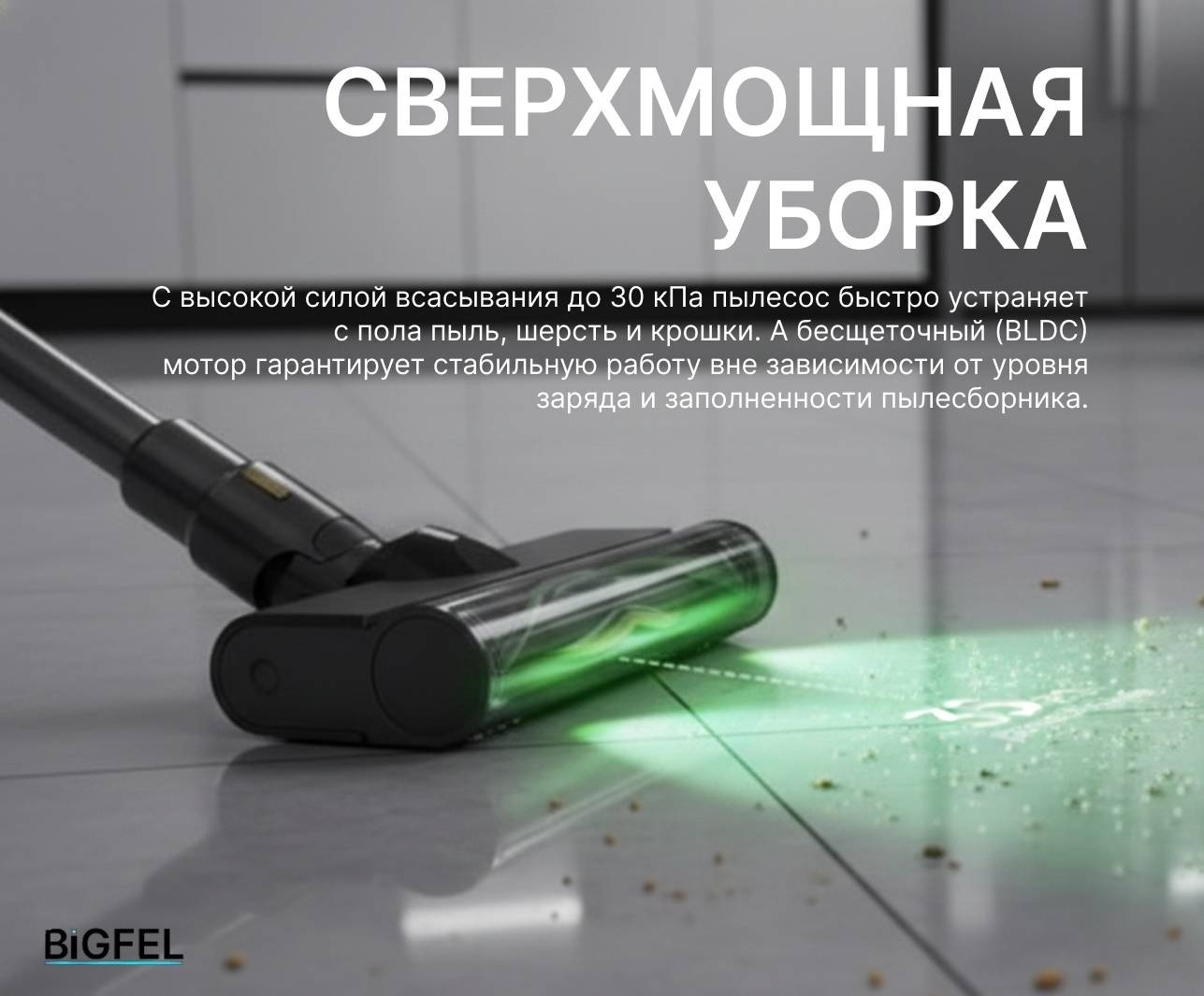 Пылесос BIGFEL SmartVac Pro черный