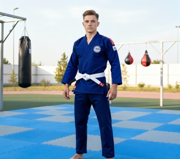 Кимоно для дзюдо синий 150