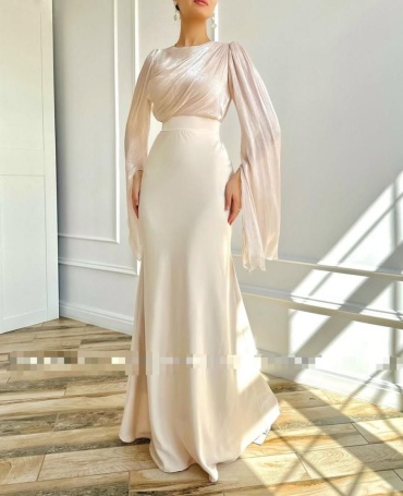 Вечернее платье NUR Collection бежевый