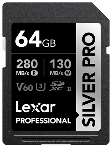 Lexar Secure Digital XC SILVER PRO LSDSIPR064G-BNNNG 64 Гб