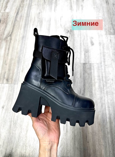 Ботинки Donna Cavaletti графит, черный