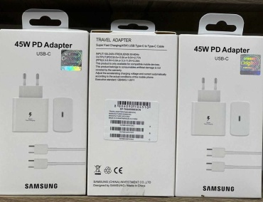 Зарядное устройство 45W PD Adapter USB Type-C белый