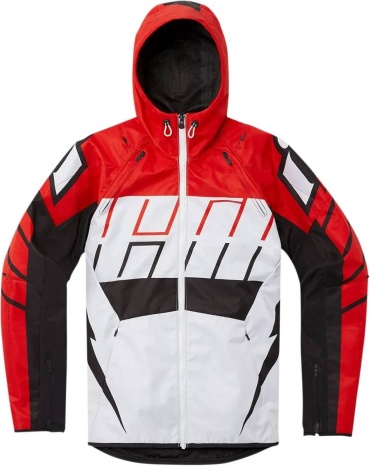 ICON Airform Retro Jacket черный, белый, красный 46, 48