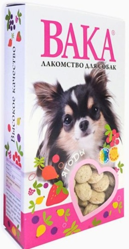 Лакомство Вака крокеты с ягодами 100 г