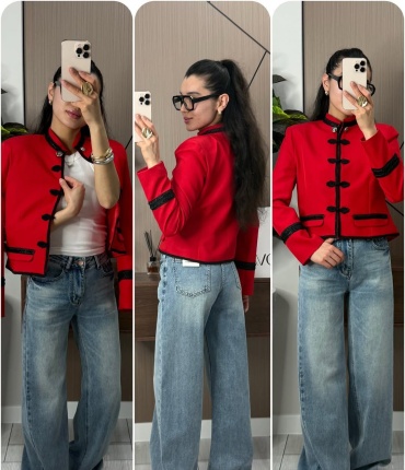 Пиджак NUR Collection красный