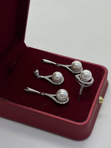 AYA Silver 744539538 вес 11.49 г серебро, жемчуг