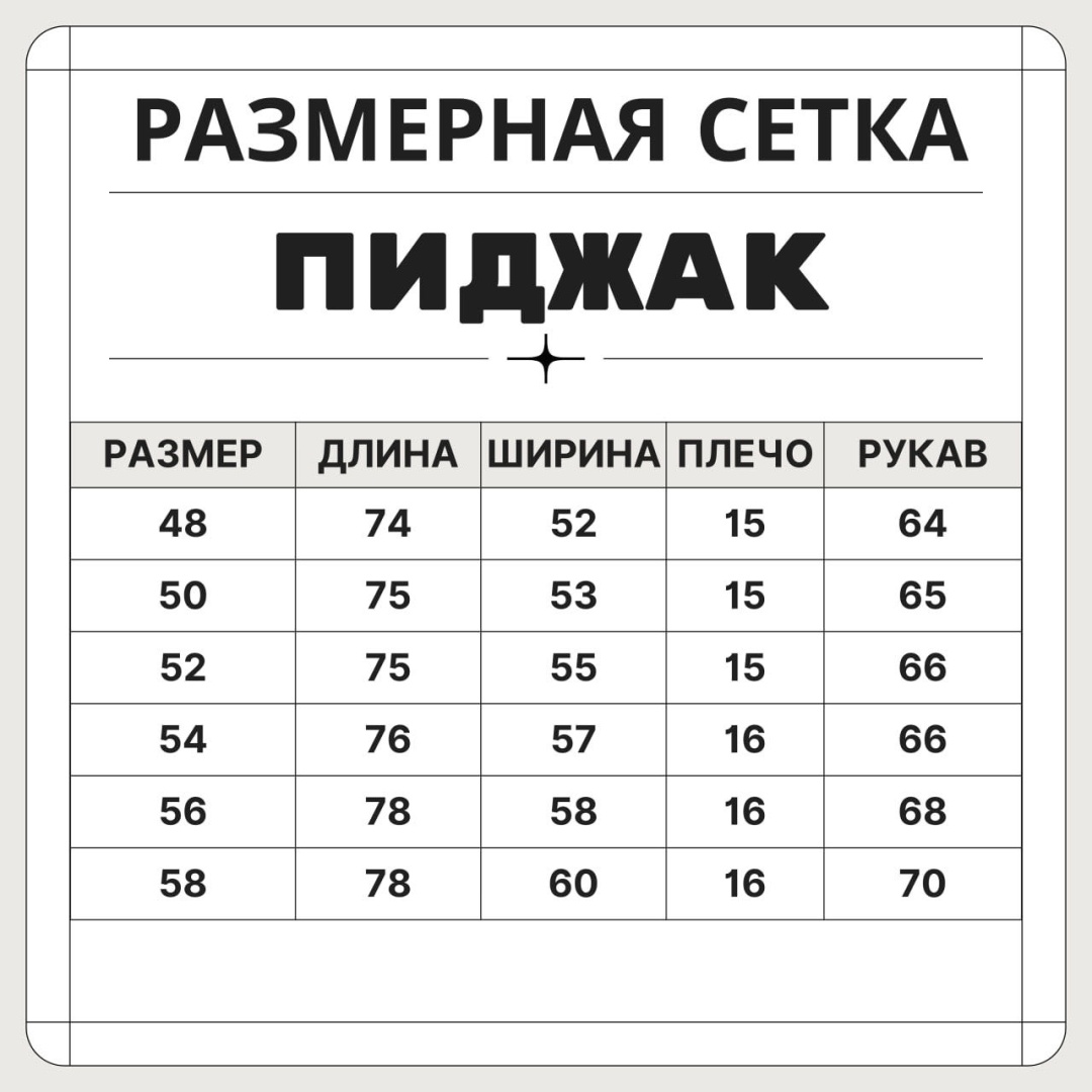 Пиджак однобортный синий