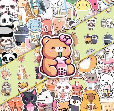 Набор Animal Bubble tea 50