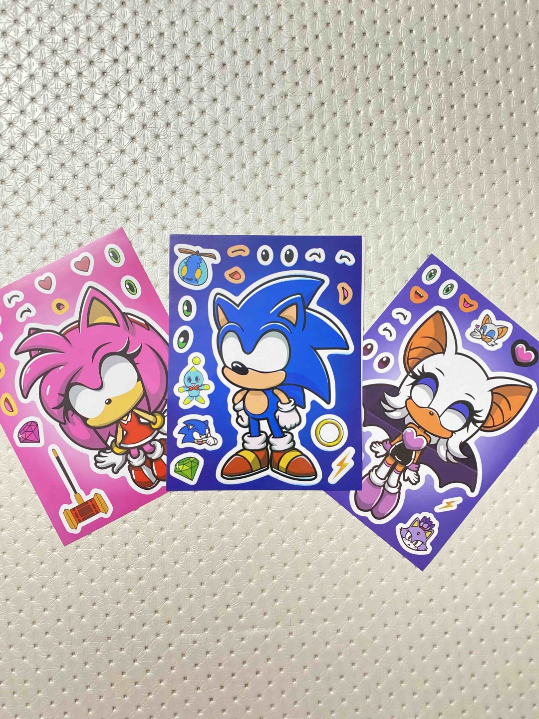 Наклейки Набор наклеек Соник/Sonic