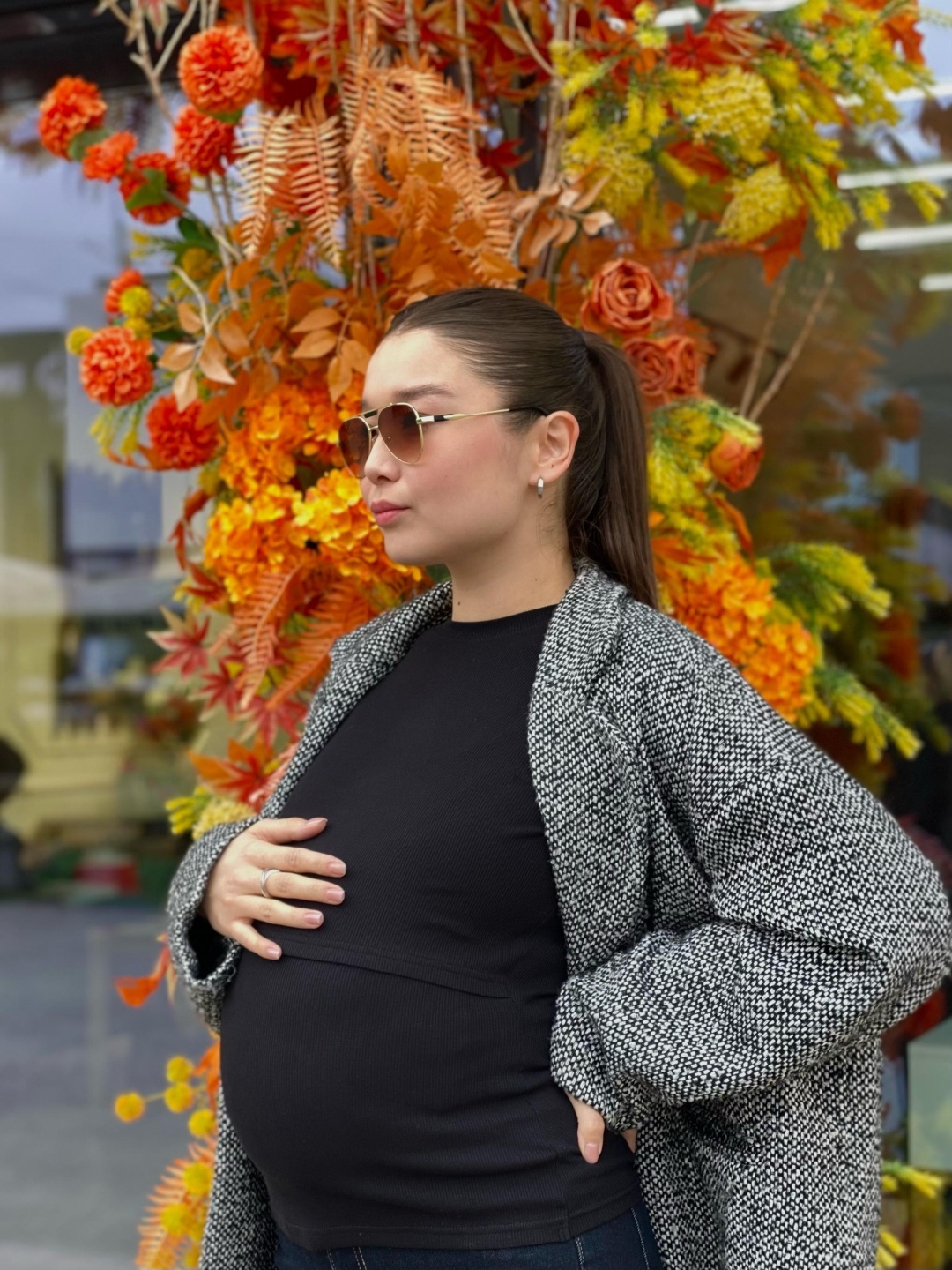 Лонгслив Inside me черный