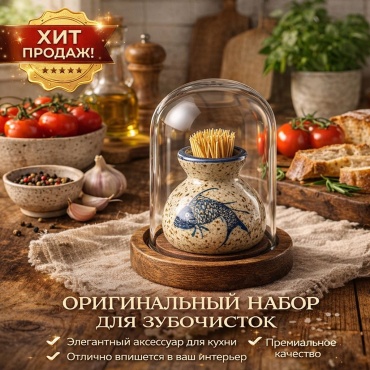 Подставка для зубочисток 570256591-111, керамика