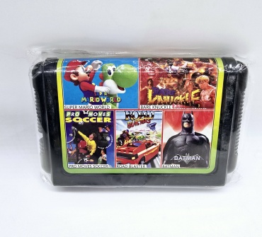 Super Mario, Bare Knuckle, Soccer, Road Blaster, Batman SEGA ENG