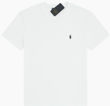 Футболка Polo однотонный белый