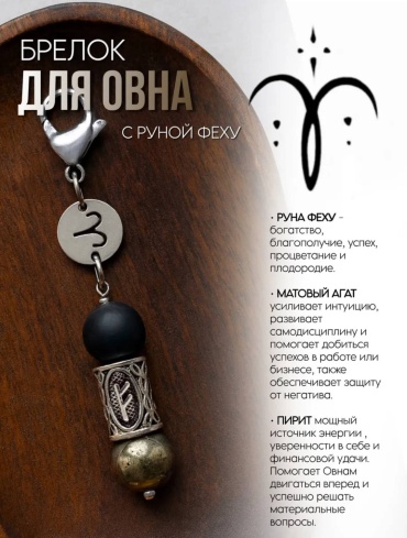 Брелок ОВЕН для ОВНА нержавеющая сталь 1 шт