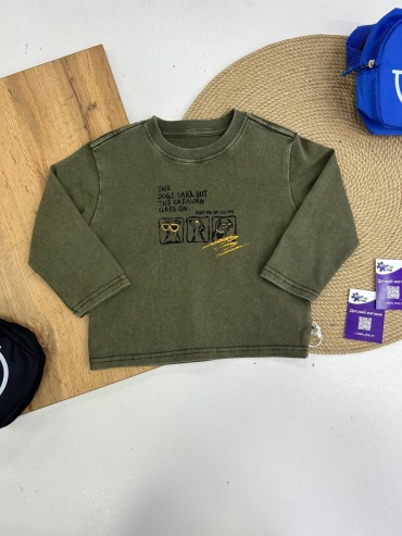 Лонгслив Fashion хаки