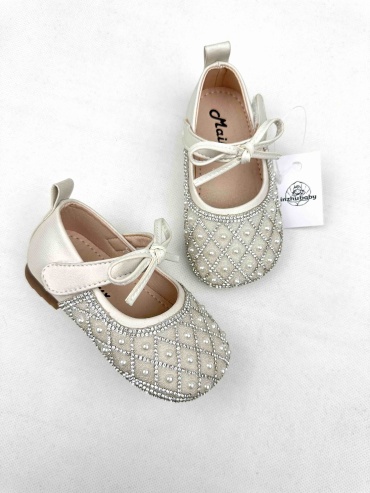 Туфли inzhubaby белый, серебристый