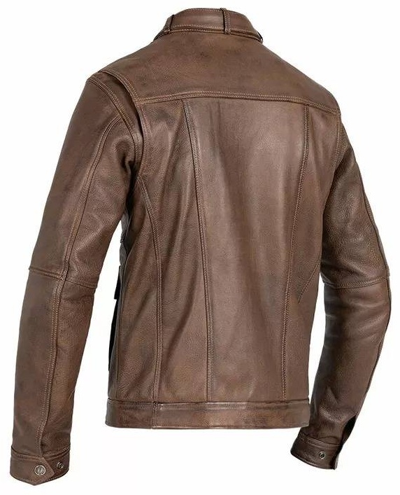 Мотокуртка JOHN DOE Drifter Leather Jacket коричневый 58