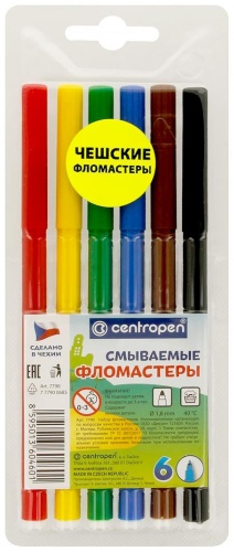 Фломастер Centropen 6 шт