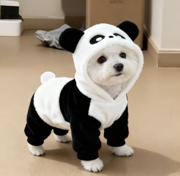 Комбинезон Panda черный, белый XXL