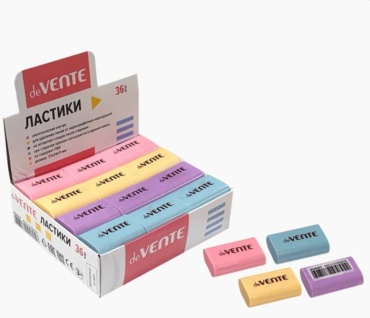 Ластик deVENTE 8030907 Pastel, 1 шт