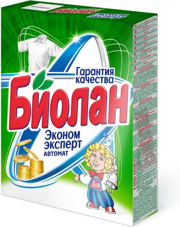 Стиральный порошок БИОЛАН для белых и светлых тканей 707-4 0.35 кг