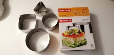 Форма для салата Tescoma нержавеющая сталь, металл 4 шт