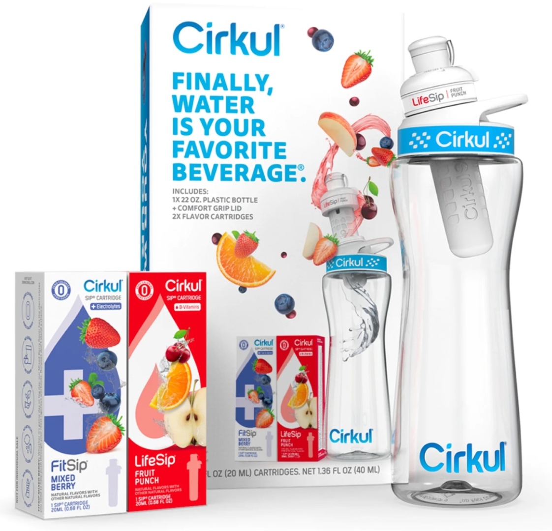 Бутылка CIRKUL 0.75 л прозрачный, винтовая, пластик