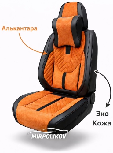 Mirpolikov Renault Duster 2010-2023 оранжевый, черный