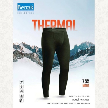 Кальсоны Berrak Tekstil хаки