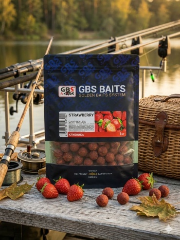 GBS Baits GBS strawberry Клубника 1 кг