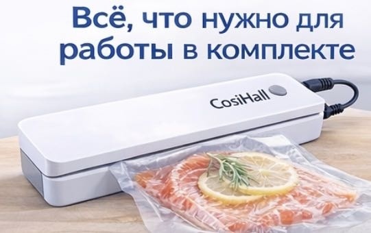 Вакуумный упаковщик ZK-002 белый