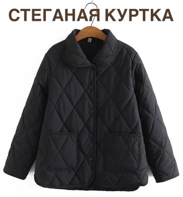 Демисезонная куртка черный