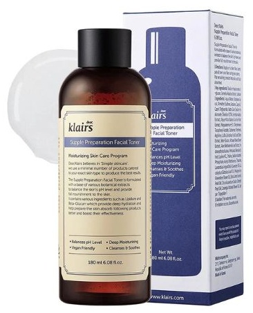 Dear Klairs тонер Supple Preparation toner 180ml 180 мл