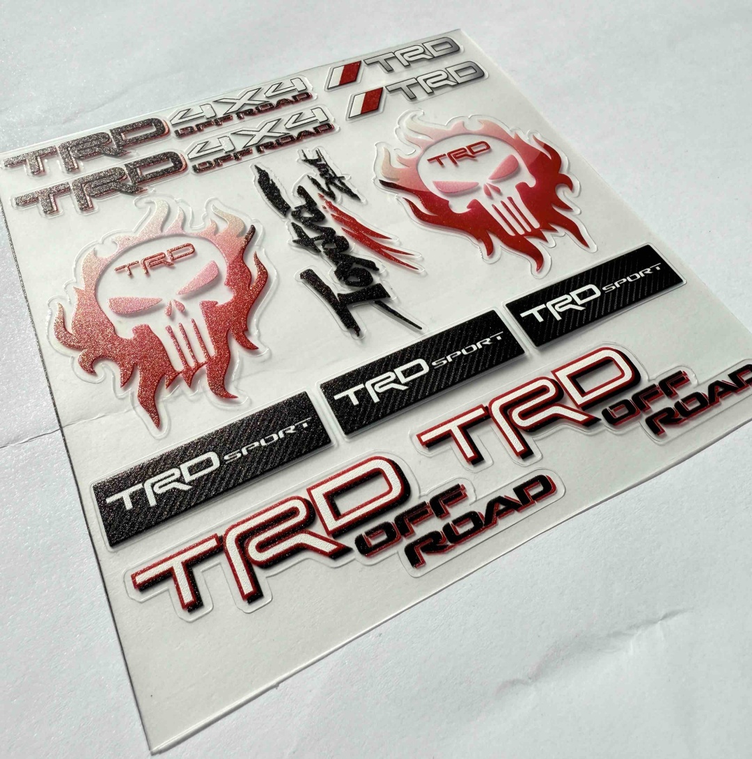Набор наклеек TRD