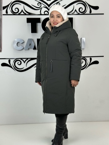 Пуховик ТОН САРАЙЫ хаки