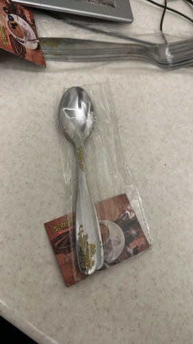 Ложка 1 шт, серебристый Ложка
