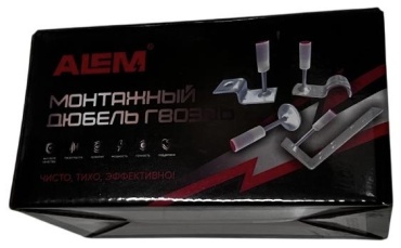 ALEM дюбель-гвоздь монтажный, универсальный 7.3х27 мм, 180 шт