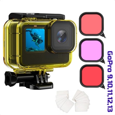 Аквабокс WAVE Technology GoPro 9/10/11/12/13 желтый
