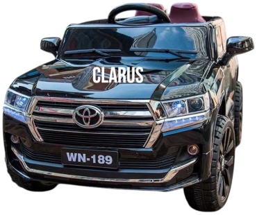 Clarus Детский электромобиль Clarus Land Cruiser черный черный